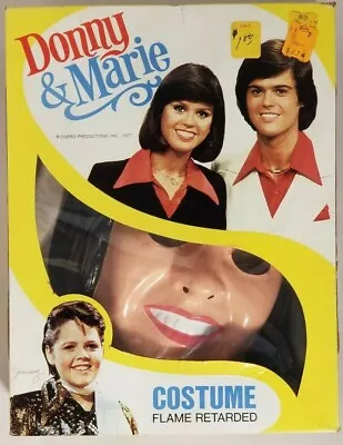 Vintage 1977 Osbro Productions Jimmy Osmond Donny Marie Halloween Costume NOS • $60