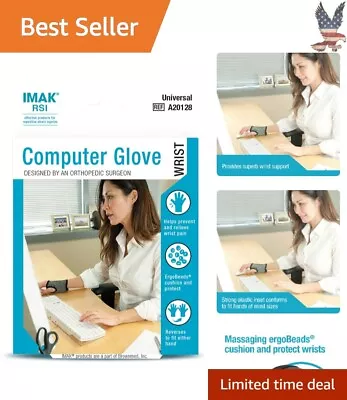 Computer Glove - Versatile Game Wrist Brace - Carpal Tunnel Support - Keyboard • $43.19