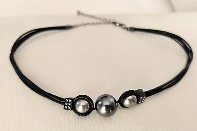 Misaki Pearl Choker Necklace • $43.52