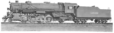 3cc942 Poor 1923 Rp/neg Monon Ci&l Railroad 282 Loco #564 • $12.99