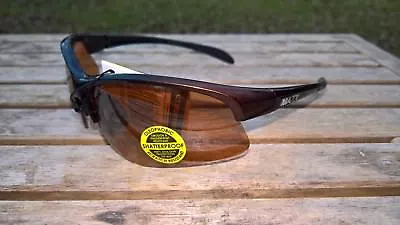 Maxx HD Sunglasses Domain TR90 LT Brown Black Shatterproof Golf High Definition  • $19.95