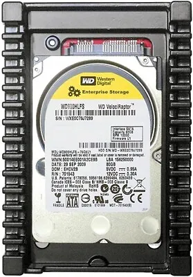 Hard Drive WD Veliciraptor WD800HLFS 80GB 10000U/Min 16MB SATA II 3.5   Inch • $174.17