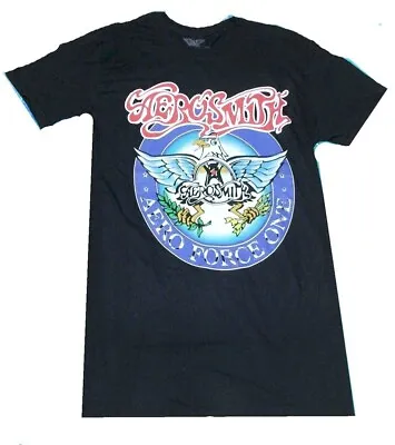 Aerosmith Band 1989 Tour Shirt Aero Force One Vintage Size Large 80's • $29.99