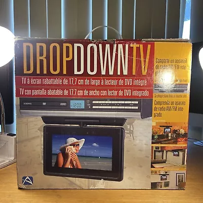 Audiovox 7  Widescreen LCD TV Drop Down DVD Under Cabinet Kitchen/RV/Boat VE727 • $85.50