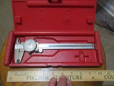 Mitutoyo Japan Machinists Tool 6  Dial Caliper  Part # 505-626 • $15.50