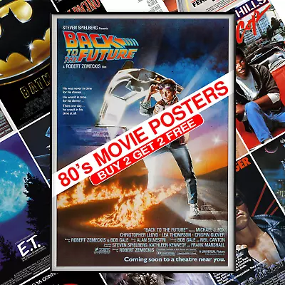 Nostalgic 80s Movie Poster Classic Vintage Print Picture Gift • £12.99