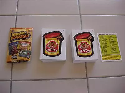 Wacky Packages ANS 11 ALL NEW SERIES 110 STICKER SET BOTH VARIATIONS SEE ALL PIX • $24.97