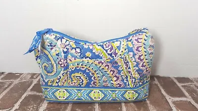 Vera Bradley Capri Maggie Womens Pocketbook Blue Shoulder Bag Purse Paisley • $10