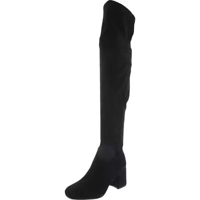 Nine West Womens Blocky 02 Suede Pull-On Knee-High Boots Shoes BHFO 7902 • $107.40