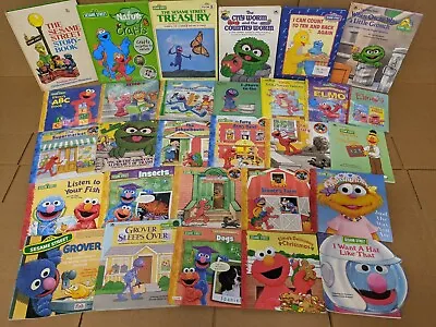 Lot Of 10 Sesame Street Elmo Ernie Bird Book Picture/Board Child Kid Toddler Mix • $28.88