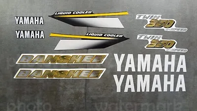02' 2002 Yamaha Banshee Black/GreyDecals Stickers Quad Graphics 10pc Kit YFZ350 • $44.99