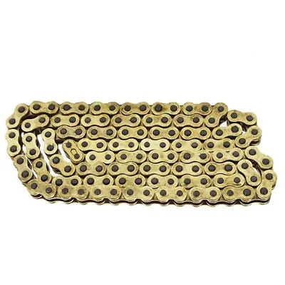 Motorcycle 520 O-Ring Gold Drive Chain 120 Links 520 X 120 With Masterlink USA • $29.99