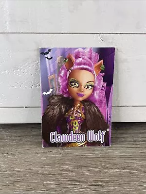 Monster High Dress Ghouls Rule Clawdeen Wolf Photo Card Quick Shipping • $3.99