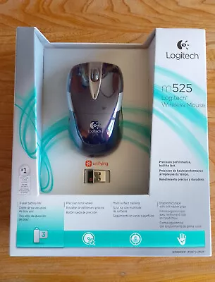 Logitech M525 Wireless Mouse - Brand NEW - 3 Year Battery Life Ergonomic Shape • £5