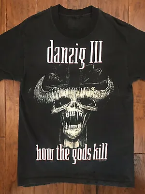 Danzig III How The Gods Kill Vintage Cotton Black All Size Unisex Shirt J551 • $18.09