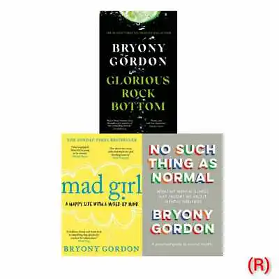 £40.99 • Buy Bryony Gordon 3 Books Collection Set No Such Thing,Glorious Rock Bottom,Mad Girl