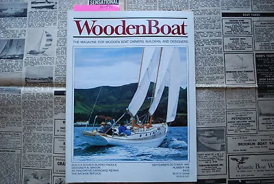 WoodenBoat Magazine  Build A Double Bladed Paddle  Sept / Oct 1992 No. 108 M-071 • $16.32