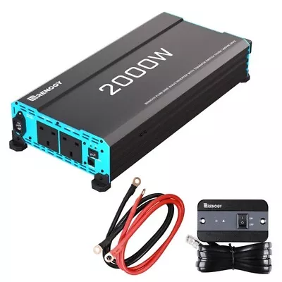 £132 • Buy Renogy 2000w Pure Sine Wave Inverter With UPS Function 12v DC 230v 50hz AC
