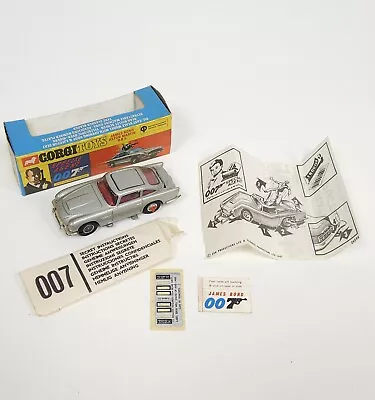 Vintage Corgi 270 - James Bond Aston Martin DB5 In Rare Slimline Box Excellent  • $678.58