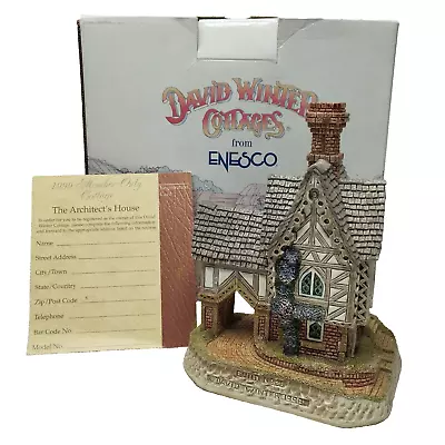 David Winter Cottages  The Architect's  Boxed 1999 Members Only Cottage • £28.95