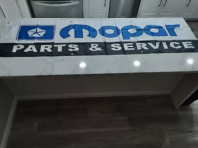 MOPAR PARTS & SERVICE  New POLYESTE 2x8 Ft Flag Auto Parts Garage  Racing Banner • $17.95