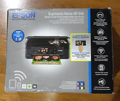 Epson Expression Home XP-446 Wireless Small-In-One Printer - PRINTS BLANK PAGES • $53.97