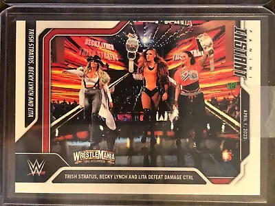 $14.99 • Buy 2023 Panini Instant WWE #10 Trish Stratus Becky Lynch Lita WrestleMania