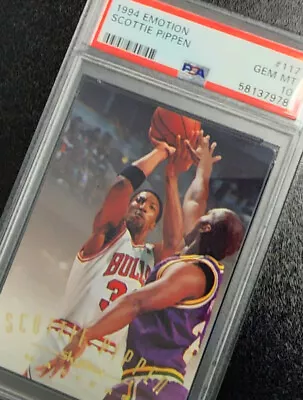 Scottie Pippen 1994 Emotion Masters Psa 10 Gem Mint *pristine New Rare* • $39.95