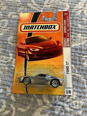 Matchbox # 18 Silver 2005 Ford Gt • $10.49