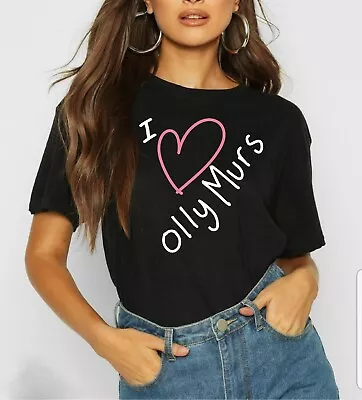 Olly Murs T-Shirt I Love Olly Murs Inspired Tour Fashion Concert 2024 Pop Music • £15.99