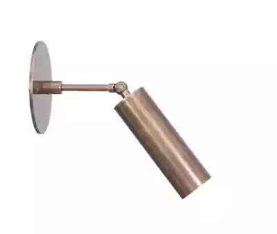 1 Light Italian Cylindrical Modern Wall Sconce Mid Century Brass Wall Fixture • $179.10