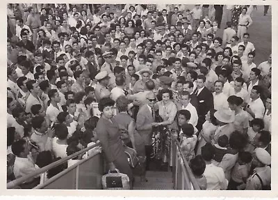 MARIA FELIX IN SAN JOSÉ WITH ANDRES SOLER Candid Costa Rica 1955 Original Photo • $24.99