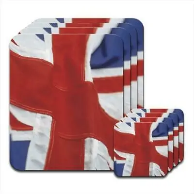 Union Jack Of Great Britain England Flying Coaster & Placemat Set • £19.99