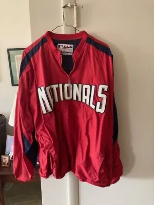 Washington Nationals Jacket Size Large • $18.50