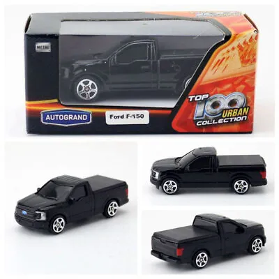 1:64 Ford F-150 Pickup Truck Diecast Model Car Kids Toys Birthday Gifts Black • $8.96