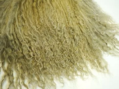 OOAK Tibetan Lamb Mohair For Doll Hair Wigs Or Reroot 7-1/2 X 4-1/2  Dirty Blond • $17.89