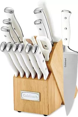 Cuisinart Classic 15-Piece Forged Triple Rivet Cutlery Knife Block Set • $49.99