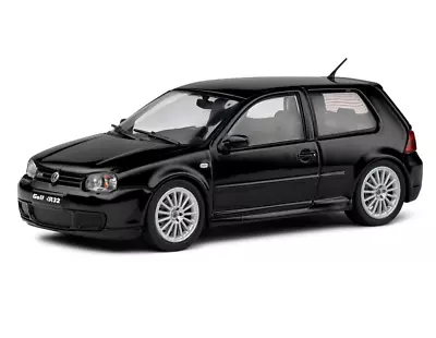 1/43 Volkswagen Golf IV R32 Black 2003 Diecast Model Car By Solido S4313603 • $39.89