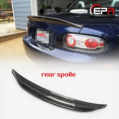 For Mazda MX5 NC NCEC Roster Miata PRHT Hard Top EPA Carbon Rear Spoiler Wings • $245.95