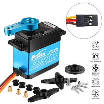 35KG High Torque Metal Gear Servos Speed Digital Servo FT5330M For RC Car Boot • £12.48