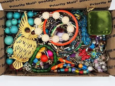 Costume Jewelry Mixed Lot - Y2K 2000s 2010s Aesthetic Colorful Vintage & Modern  • $20