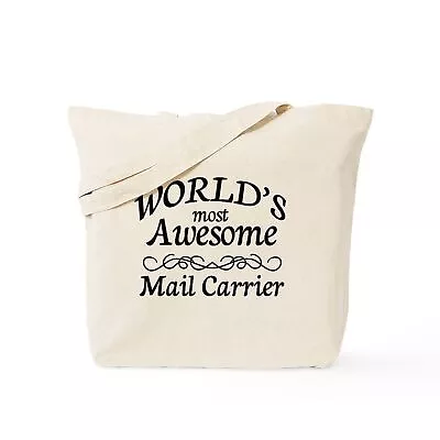 CafePress Mail Carrier Natural Canvas Tote Bag Cloth Shopping Bag (727120481) • $10.99