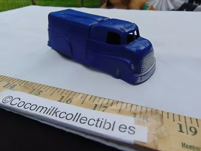 Vintage 1950's Marx Friction Motor Truck Van Pocket Toy Blue Plastic Motor Works • $32.20