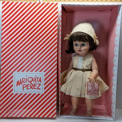 Mariquita Perez Doll 18  From Spain Brown Hair Blue Eyes W Outfit Collectors • $99.99