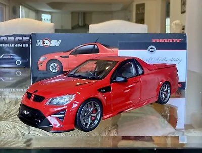 Biante 1:18 Holden HSV VF GTSR Maloo Sting Red Model Car GTS-R RARE Ute • $795