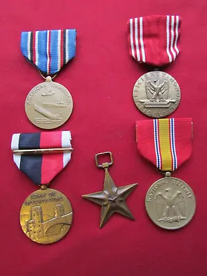 WWII US Army /Air Force/Navy /USMC  Issued SET Of 5 Medals: Bronze Star + JAPAN • $49.99
