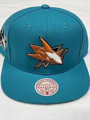 New Mitchell & Ness  Nhl Alternate Flip San Jose Sharks Snapback  Cap Hat • $34.99