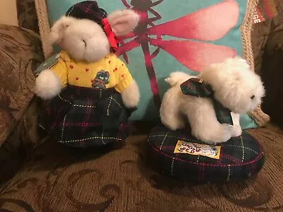 Muffy Vanderbear Highland Fling Hoppy Lulu & Dog Bed Tags • $32.95