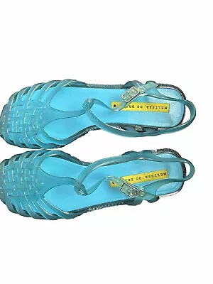 Melissa Do Brazil Blue Jelly Shoes • $18