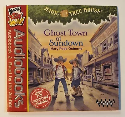 Magic Tree House Ghost Town At Sundown WENDY's Kids Meal Audiobook CD NEW SEALED • $5